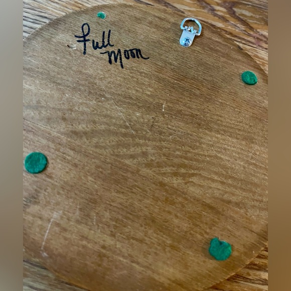 OOAK Original Artwork - Black Cat Full Moon - Halloween Painting - Cat Familiar - Picture 7 of 7